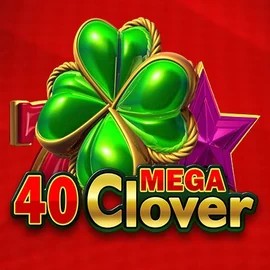 Official Slots logo: 40 Mega Clover by Amusnet Interactive at Naobet Casino