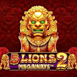 5 Lions Megaways 2 online game logo by Pragmatic Play on naobetcasino.eu