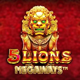 5 Lions Megaways online game logo by Pragmatic Play on naobetcasino.eu