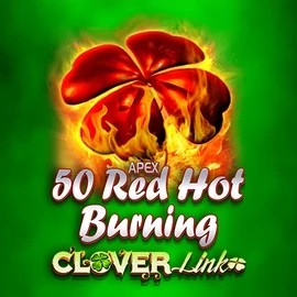 50 Red Hot Burning Clover Links logo – Slots by Novomatic at Naobet Casino