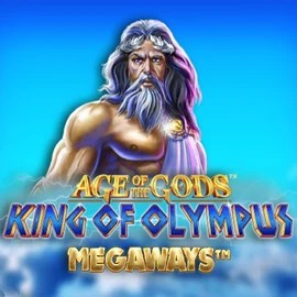 Age Of The Gods: King of Olympus Megaways online game logo by Origins on naobetcasino.eu