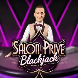 Blackjack Salon Privé slot visual from Ezugi available on naobetcasino.eu