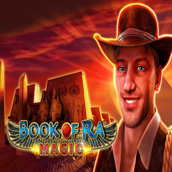 Book of Ra Magic slot visual from Greentube available on naobetcasino.eu