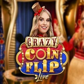 Crazy Coin Flip logo – Live Casino by Evolution at Naobet Casino