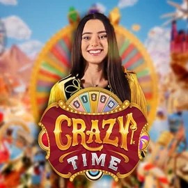 Live Casino logo of Crazy Time from Evolution at Naobet Casino