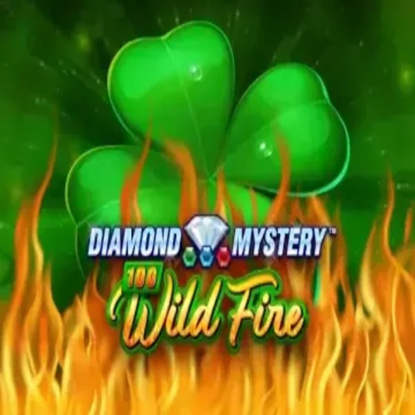 Diamond Mystery 100 Wild Fire slot logo by Greentube at Naobet Casino