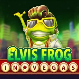 Official Slots logo: Elvis Frog In Vegas by BGAMING at Naobet Casino