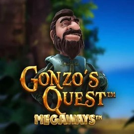 Gonzo's Quest Megaways logo by Red Tiger Gaming at Naobet Casino