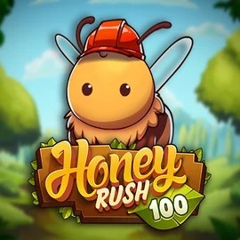 Honey Rush 100 online game logo by Play'n GO on naobetcasino.eu