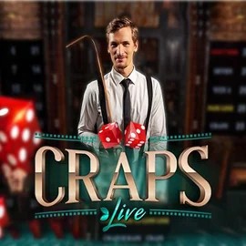 Live Craps slot visual from Evolution available on naobetcasino.eu