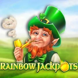 Rainbow Jackpots logo by Red Tiger Gaming at Naobet Casino