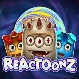 Reactoonz game by Play'n GO – logo hosted on Naobet Casino