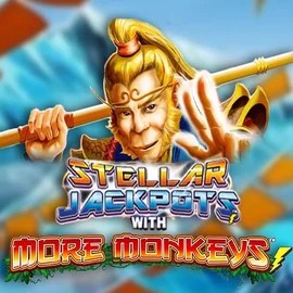 Stellar Jackpots with More Monkeys game by Lightning Box Game – logo hosted on Naobet Casino